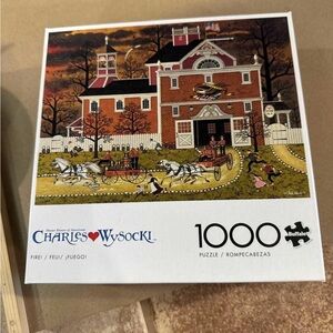 Charles Wysocki Puzzle - 1000 Pieces -  “FIRE!”